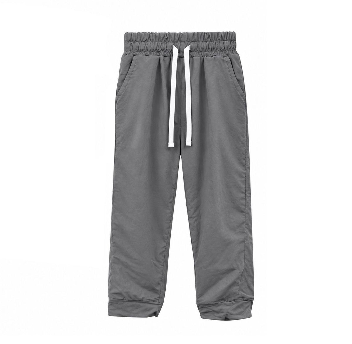 ( Moq 5 ) Preorder Baby Boys Kids Pockets Grey Pants Bottoms Cotton Clothes