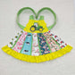 Promotion A0-21 Easter Baby Girl Farm Tractor Twirl Dress