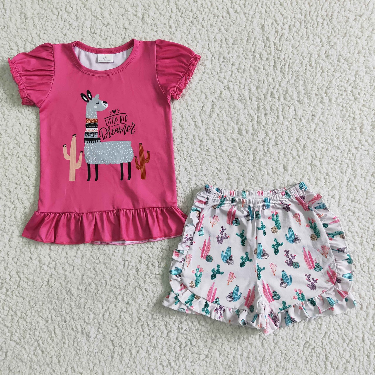 Promotion Baby Girl Summer Cactus Shorts Outfit