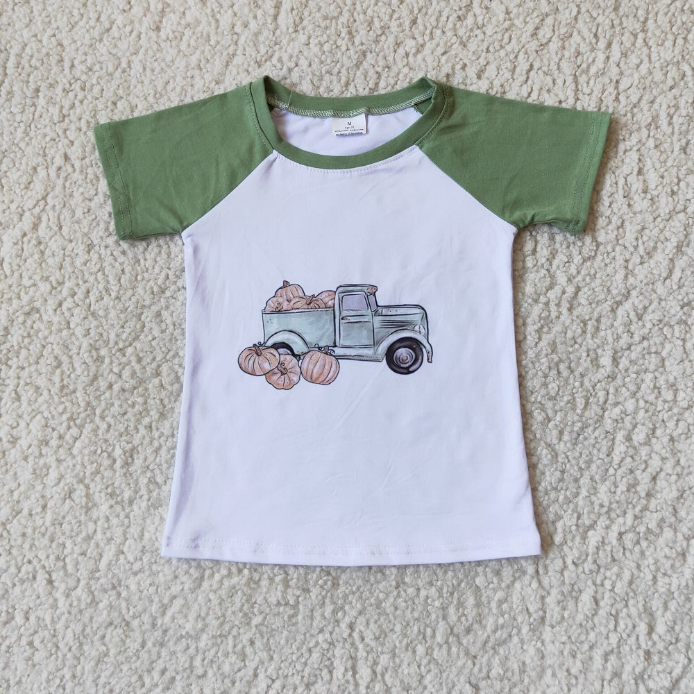 Promotion A15-13 Baby Boy Pumpkin Tops Shirt