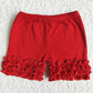 Baby Girl Red Icing Cotton Shirts Pants Shorts Sibling Set