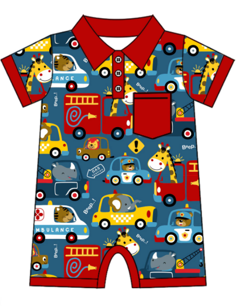 Baby Boy Girl Animals Sibling Matching Dress Romper Clothes Set ( Moq 5 Each style )