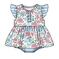 Baby Girl Floral Sibling Romper Dress Clothes Set ( Moq 5 Each Design )