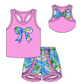Baby Girl Toddler Bows Sibling Matching Clothes Set ( Moq 5 Each Design )