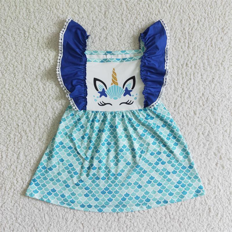 Promotion A9-1-1 Baby Girl Unicorn Dress