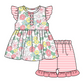 Baby Girl Flower Sibling Romper Dress Clothes Set ( Moq 5 Each Design )