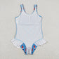 Baby Girl July 4th Popstick One Piece Swimsuit