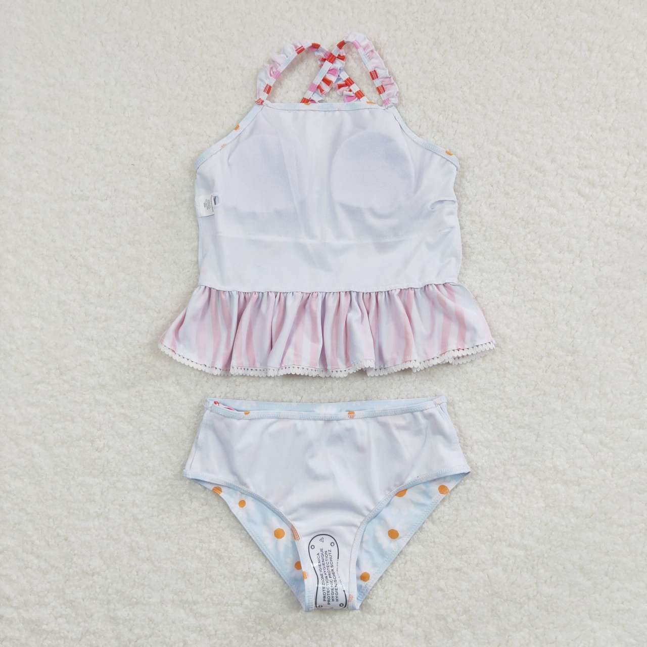 S0157 Baby Girl Floral One Piece Summer Swimsuit