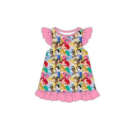 Pre-order Baby Girl Short Sleeves Princess Summer Dress