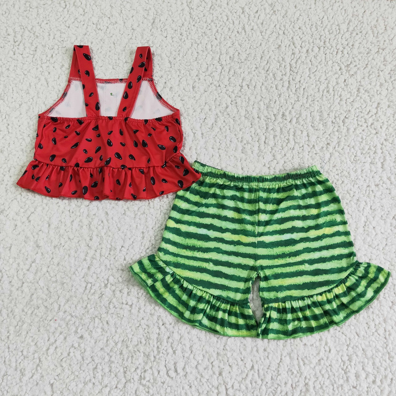 Promotion Baby Girl Watermelon Tops Shorts Outfit