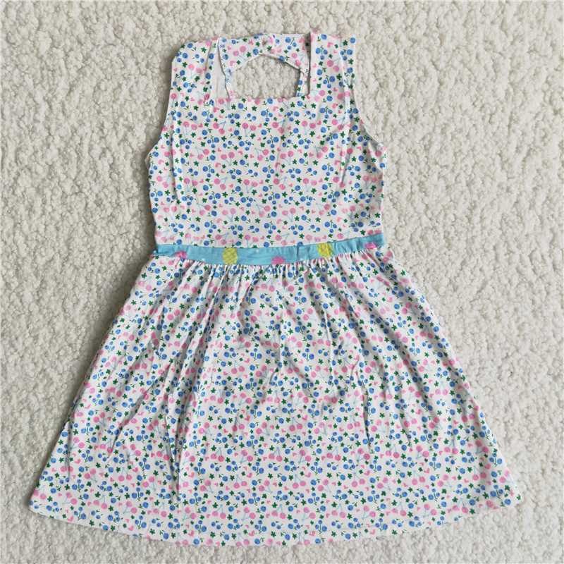 Promotion Baby Girl Summer Sleeveless Floral Dress