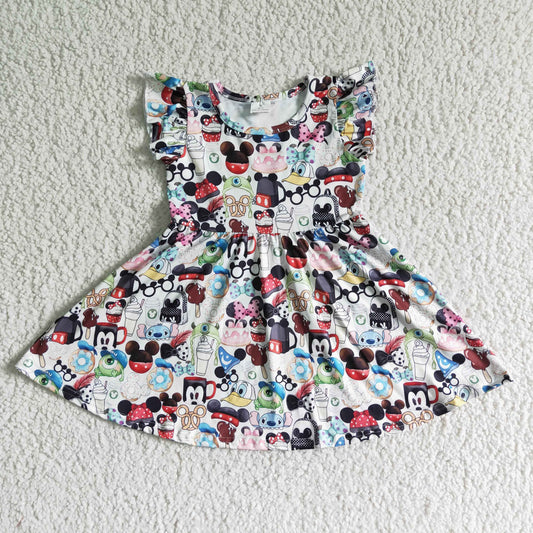 Promotion Baby Girl Summer Cartoon Dress