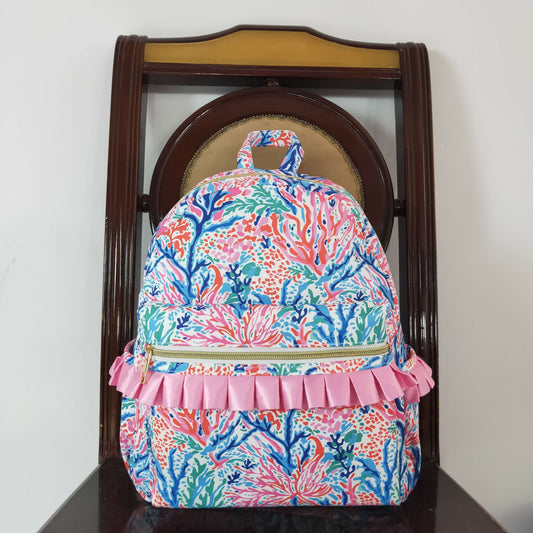 Baby Girl Colorful Flower Backpack Bags