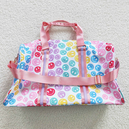 Kids Girl Adult Women Smile Bows Sibling Duffel Gym Bags