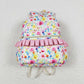 Baby Girl Kids Flower Ruffle Backpack Sibling Bags