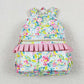 Baby Girl Kids Flower Ruffle Backpack Sibling Bags