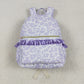 Baby Girl Kids Flower Ruffle Backpack Sibling Bags