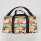 Kids Girl Adult Women Camo Western Cow Sibling Duffel Gym Bags