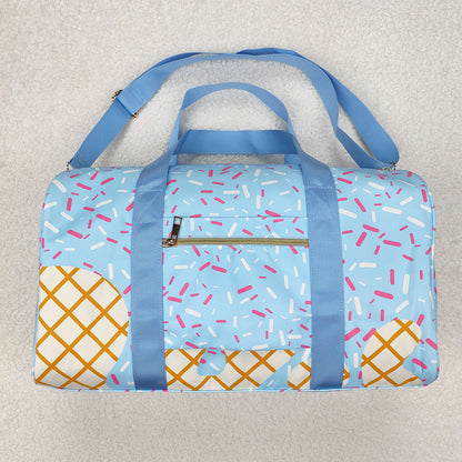 Kids Girl Adult Women Plaid Candy Team Sibling Duffel Gym Bags