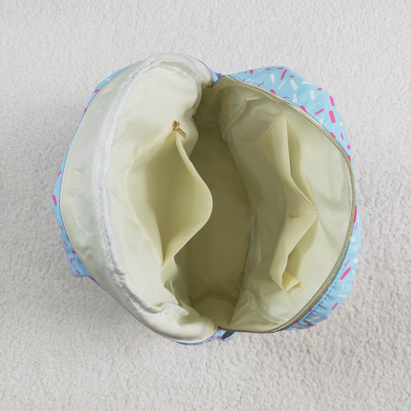 Sibling Baby Kids Team Drip Sprinkles Zipper Backpacks School Bags RTS