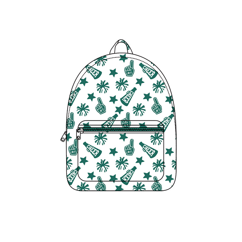 ( Moq 5 ) Preorder Baby Girl Toddler Team Cheer Green Backpack Bags