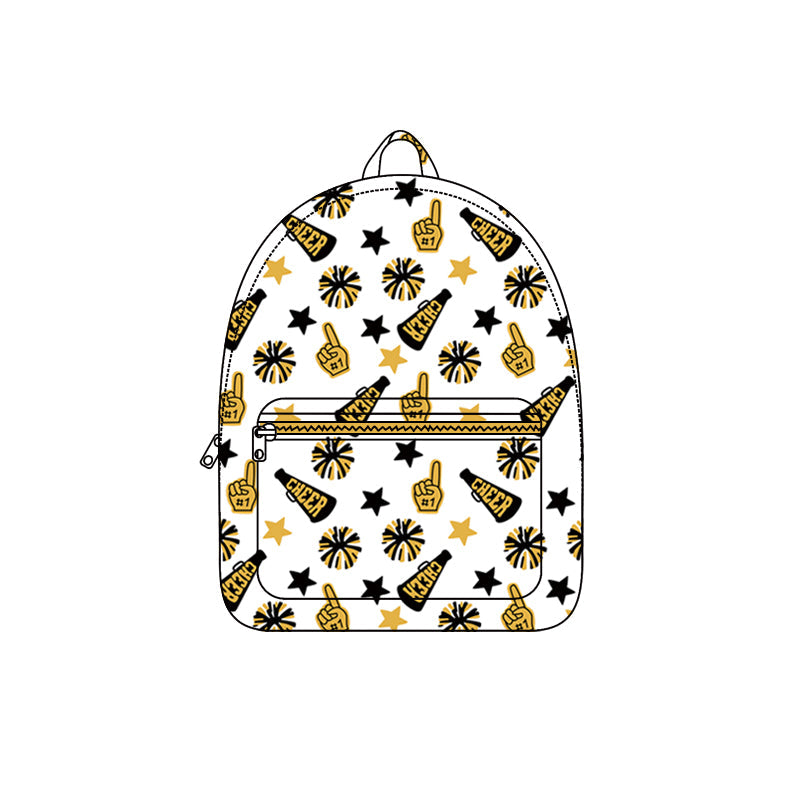 ( Moq 5 ) Preorder Baby Girl Toddler Team Cheer Yellow Backpack Bags