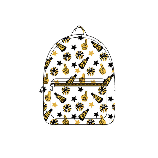 ( Moq 5 ) Preorder Baby Girl Toddler Team Cheer Yellow Backpack Bags