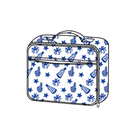 ( Moq 5 ) Preorder Baby Girl Kids Team Cheer Blue Lunch Box Picnic Thermal Bag