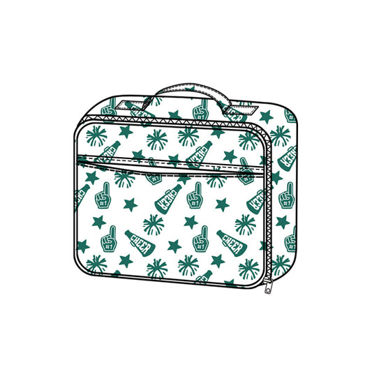 ( Moq 5 ) Preorder Baby Girl Kids Team Cheer Green Lunch Box Picnic Thermal Bag