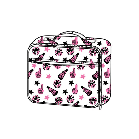( Moq 5 ) Preorder Baby Girl Kids Team Cheer Pink Lunch Box Picnic Thermal Bag