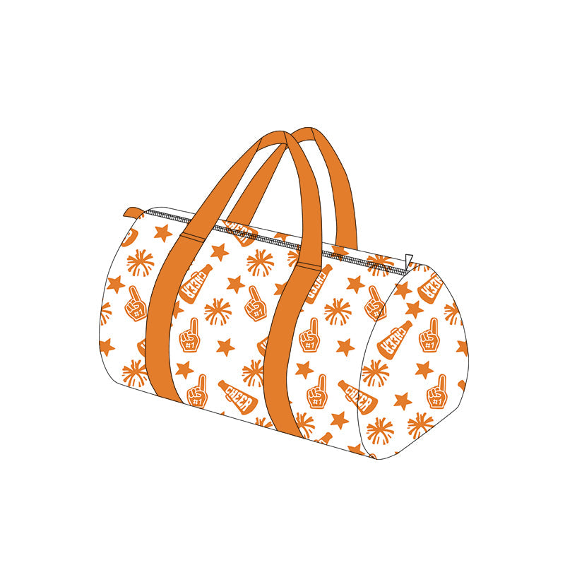 ( Moq 5 ) Preorder Kids Girl Adult Team Cheer Orange Gym Bag
