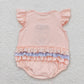 Baby Girl Embroidery Butterfly Bubble One Piece Romper