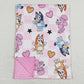 Baby Girl Adult Women Dogs Hearts Sibling Family Valentine's Day Romper Blanket Clothes Pajamas Set