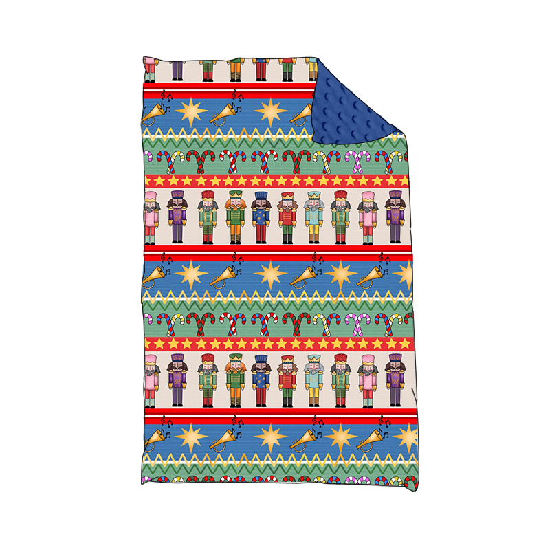 Pre-order Baby Kids Toddler Children Christmas Soldier Blanket