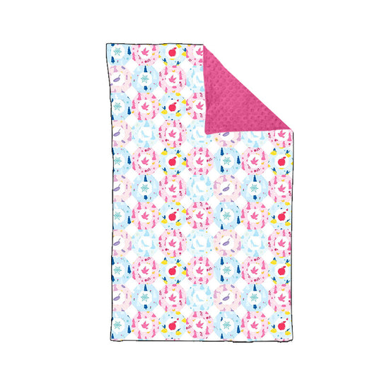( Moq 5 ) Preorder Baby Girls Kids Princess Blanket