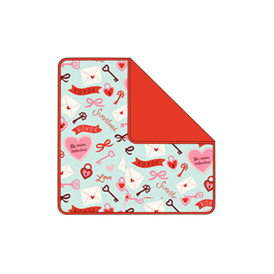 ( Moq 5 ) Preorder Baby Girls Kids Valentines Hearts Bows Blanket