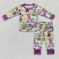 Baby Boy Girl Long Sleeves Sibling Mardi Gras Set Clothes Pajamas