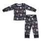 Promotion Baby Boy Western Cow Long Sleeves Pants Outfit Pajamas