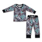 Promotion Baby Boy Western Cow Cactus Kids Pajamas Outfit