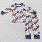 Promotion Baby Boy Long Sleeves Chicken Pants Fall Pajamas Outfit