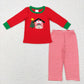 Sibling Baby Boys Girls Long Sleeves Embroidery Trucks Tops Pants Christmas Clothes Sets RTS