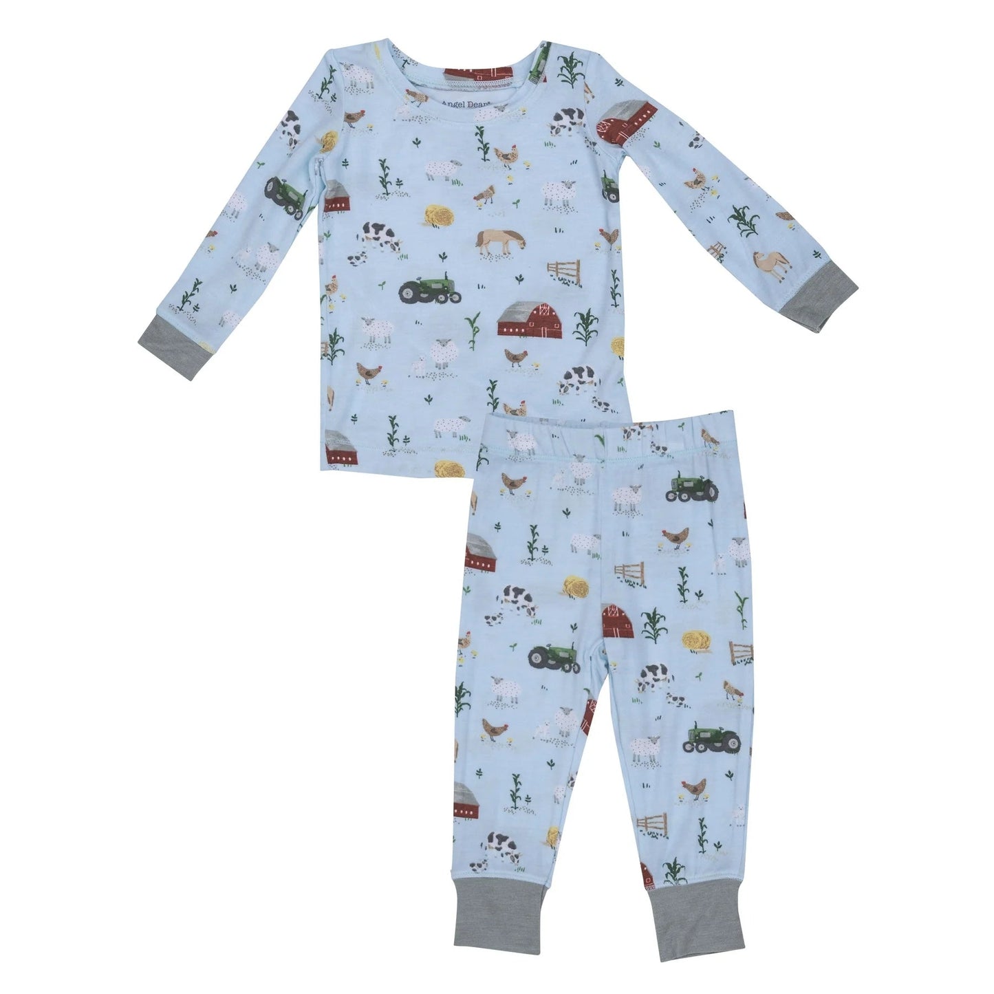 Pre-order Baby Boys Farm House Top Pants Pajamas Set