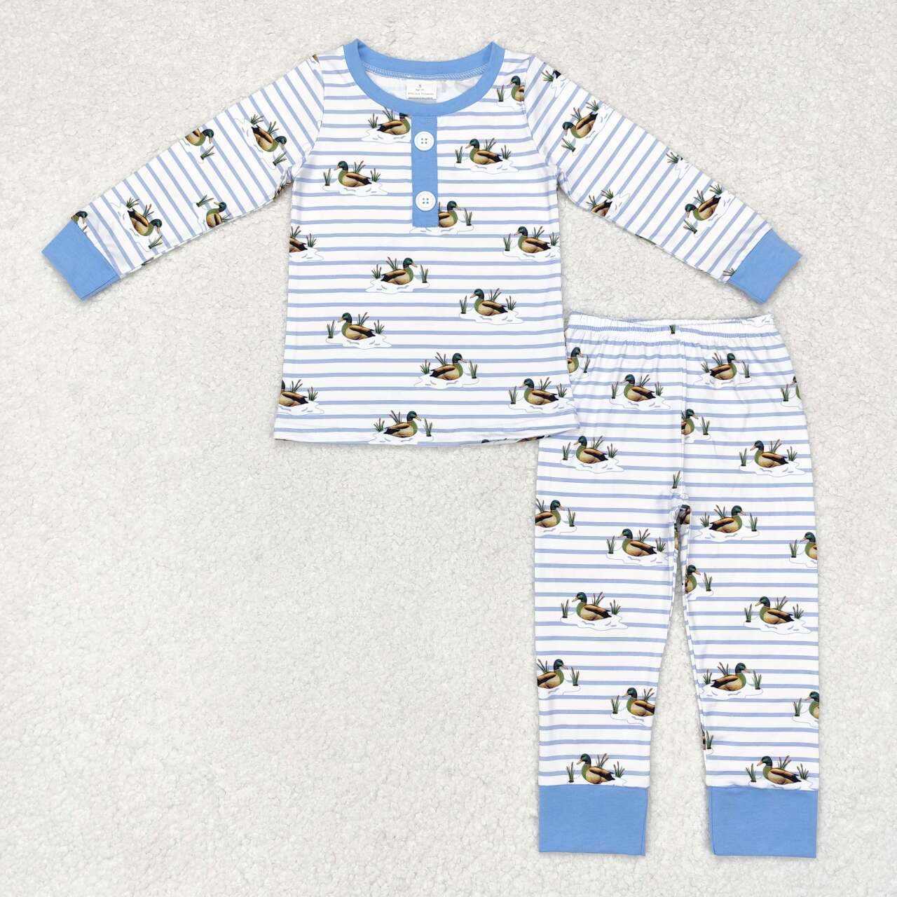 Sibling Baby Boys Long Sleeves Deer Ducks Fishing Shirts Pants Hunting Pajamas Sets RTS