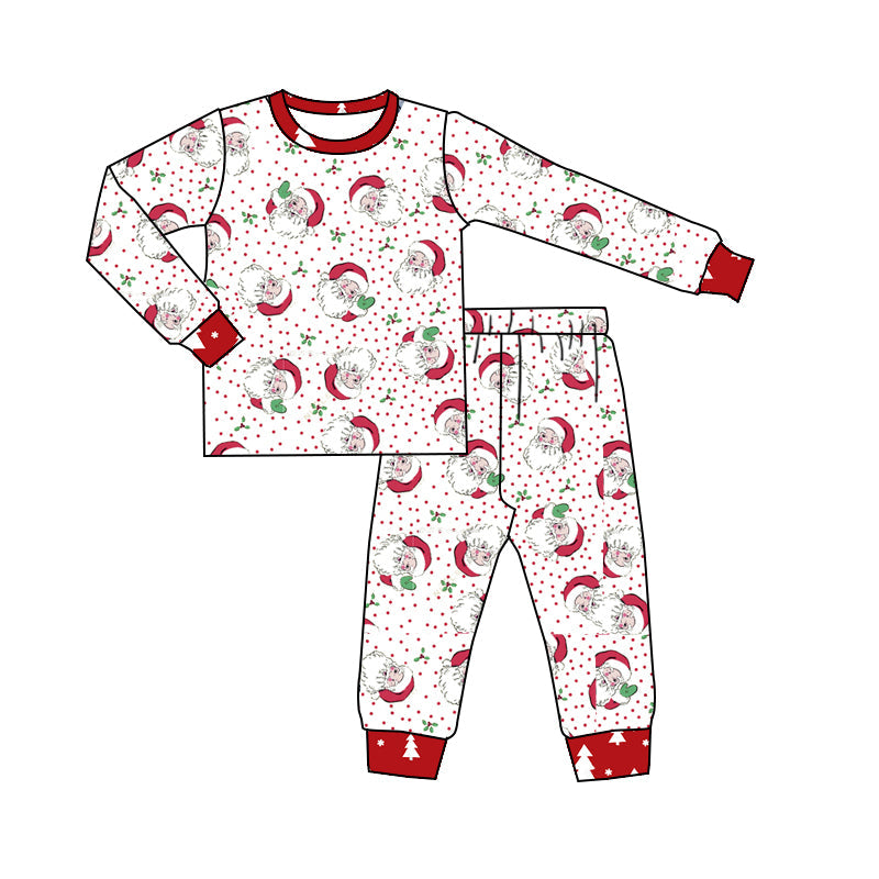 Pre-order Baby Boy Christmas Santa Shirts Pants Pajamas Set