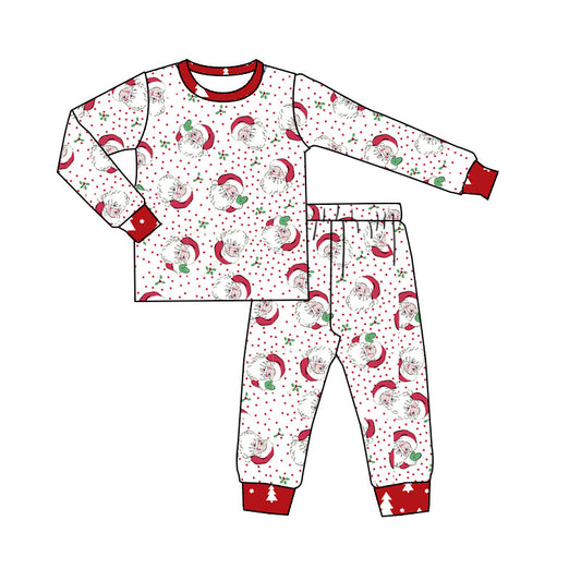 Pre-order Baby Boy Christmas Santa Shirts Pants Pajamas Set