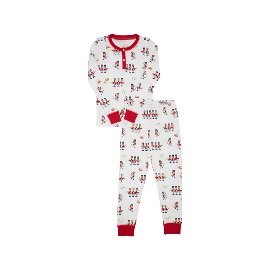 Pre-order Baby Boy Christmas Soldier Shirt Pants Pajamas Set