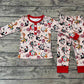 Baby Boy Christmas Long Sleeves Shirt Pants Pajamas Cartoon Set