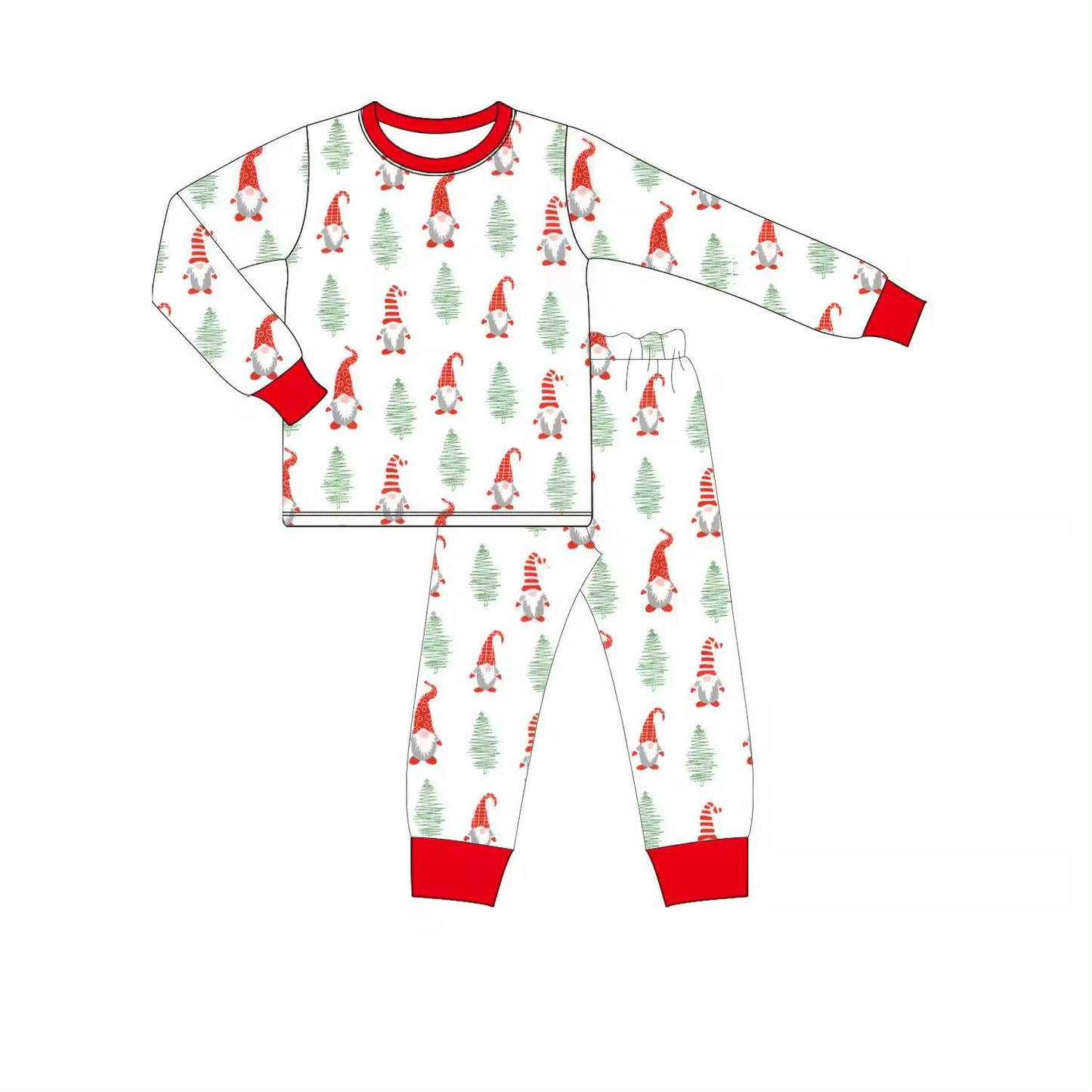 Pre-order Baby Boy Christmas Shirt Pants Pajamas Clothes Set