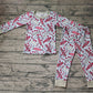 Baby Boy Long Sleeves Christmas Scoot Shirt Pants Pajamas Set