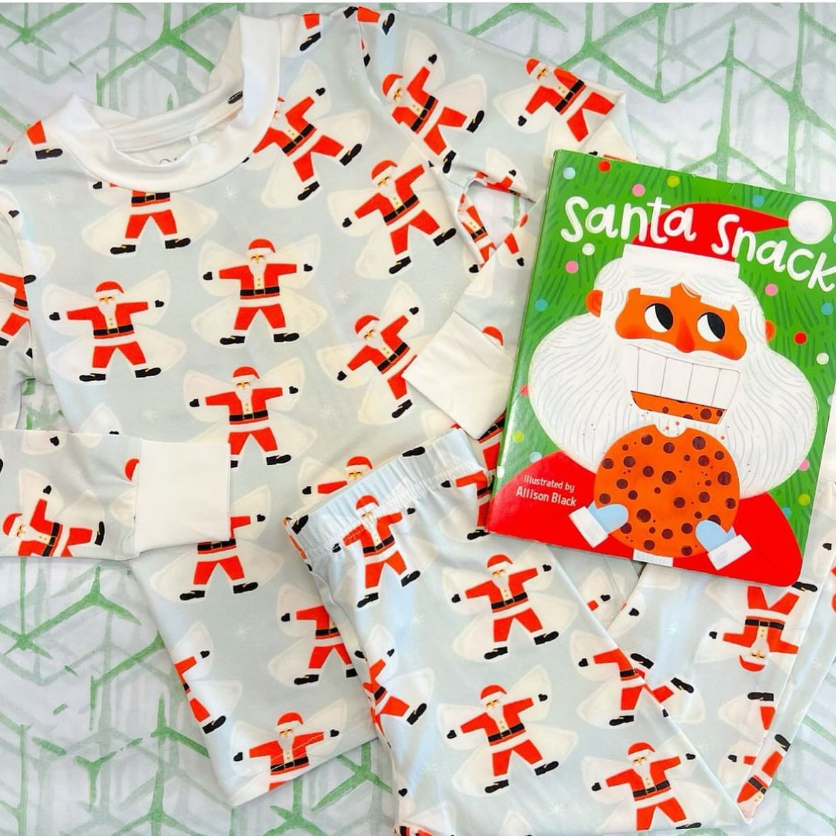 Pre-order Baby Boy Christmas Santa Shirt Pants Pajamas Set